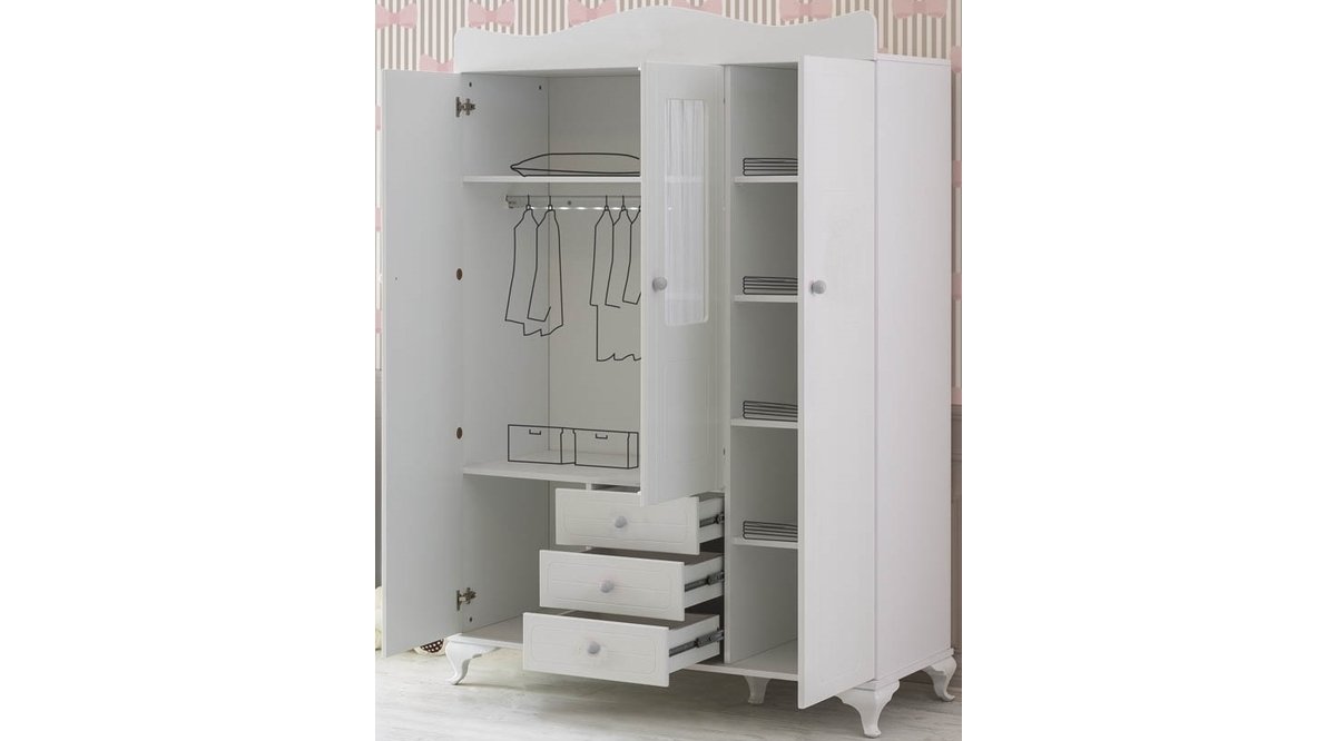 KUPON KUZULU MAVİ BEBEK GARDIROP Vivense