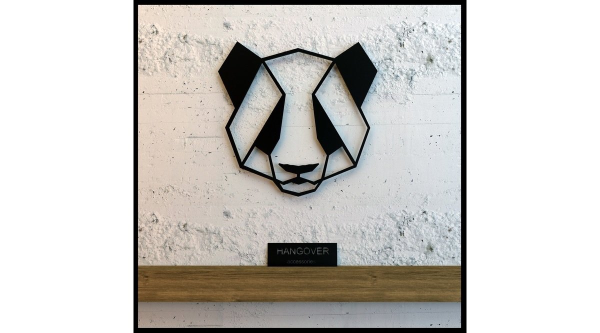PANDAFACE METAL DUVAR TABLOSU Vivense