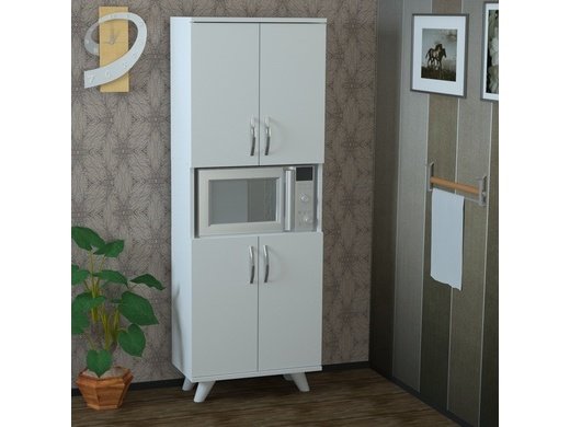 Nora 4 Kapak Raflı Mutfak Dolabı