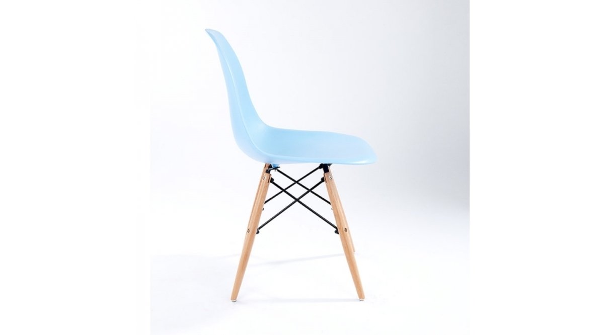 ADORE EAMES NORMA MASİF SANDALYE MAVİ 4LÜ FİYATI Vivense