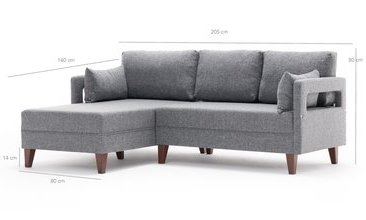 COMFORT MİNİ KÖŞE KOLTUK PUFLU SAĞ KÖŞE