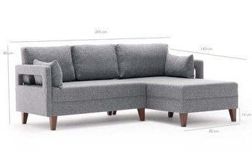 COMFORT MİNİ KÖŞE KOLTUK PUFLU SAĞ KÖŞE