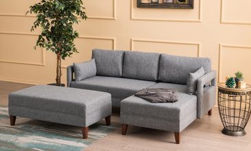 COMFORT MİNİ KÖŞE KOLTUK PUFLU SAĞ KÖŞE