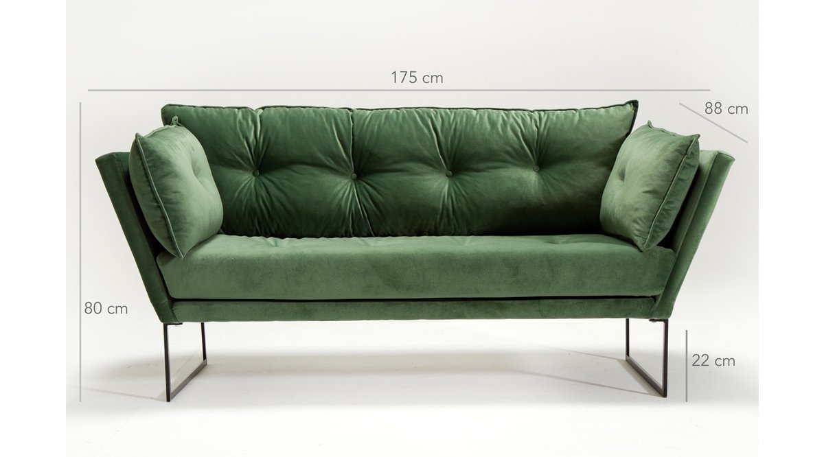 RELAX İKİLİ KOLTUK KADİFE YEŞİL DORE FİYATI Vivense