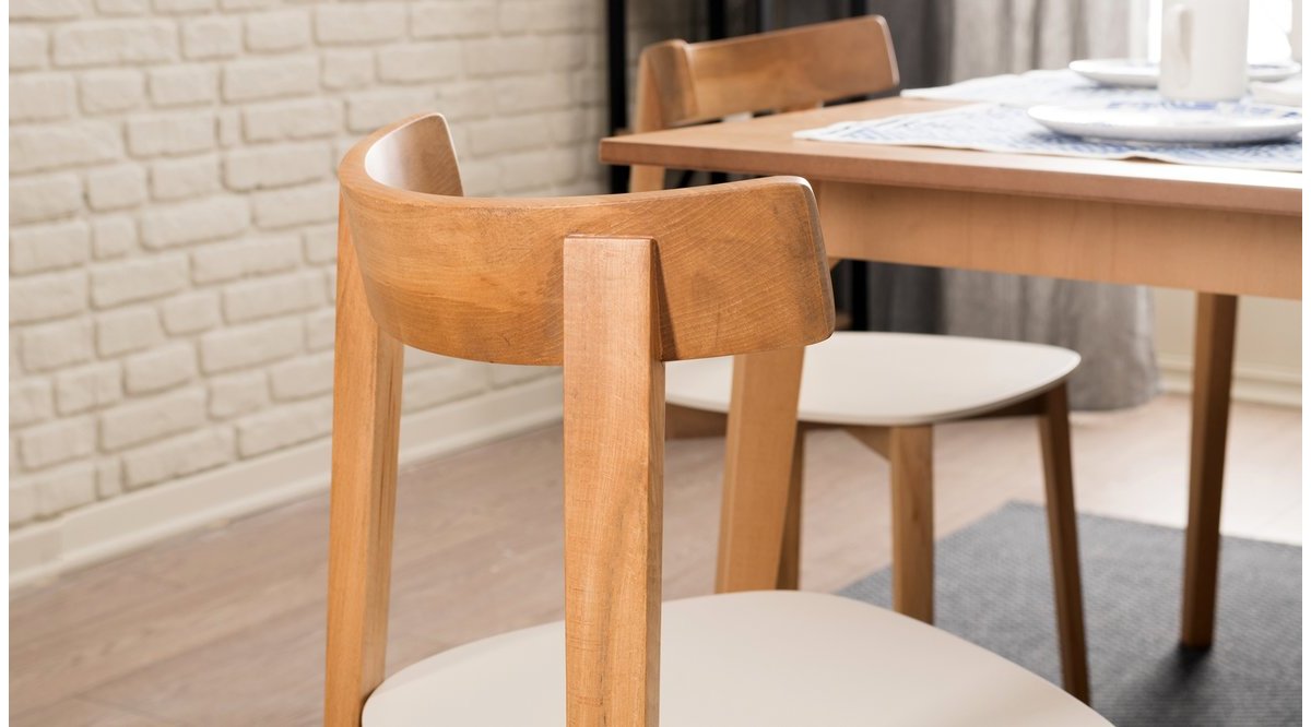 MODERN DRA AHŞAP SANDALYE İKİLİ FİYATI Vivense