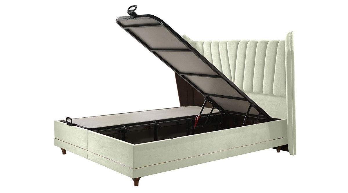 REİNA KREM BACHATA BAZA BAŞLIK YATAK SET 180X200 FİYATI Vivense