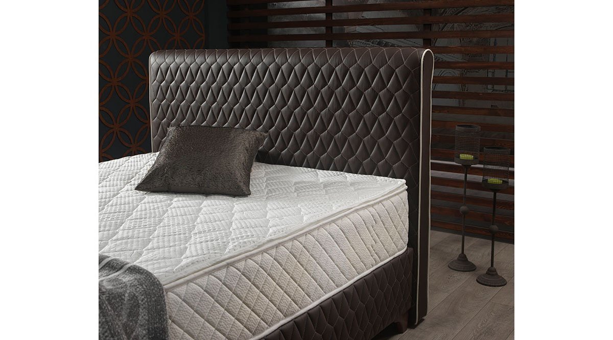 REİNA KOYU KAHVERENGİ FOXTROT BAZA BAŞLIK YATAK SET