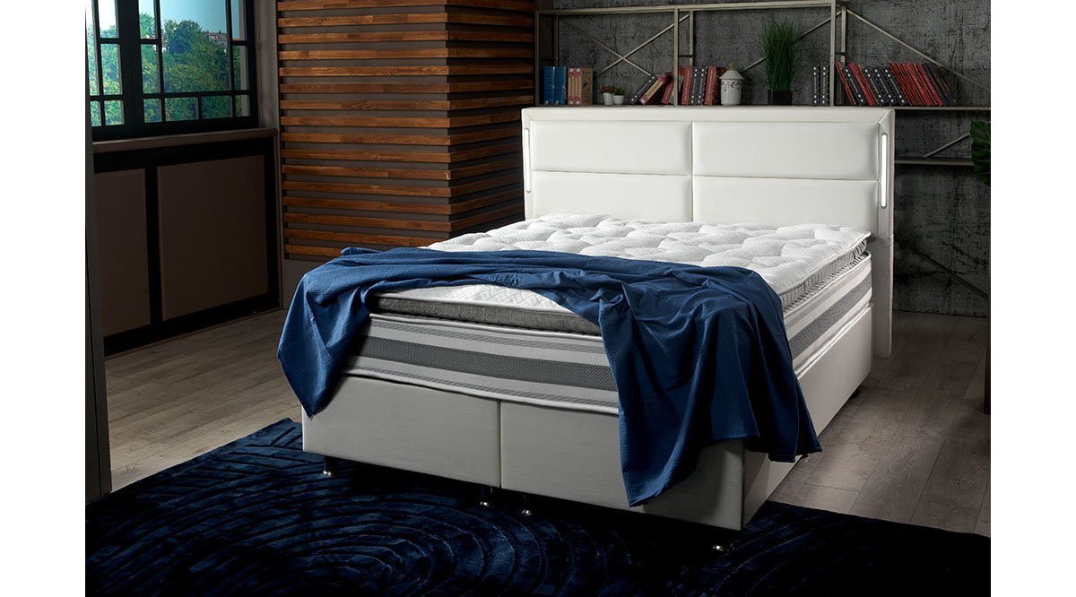 REİNA KREM MERENQUE BAZA BAŞLIK YATAK SET 180X200 FİYATI Vivense