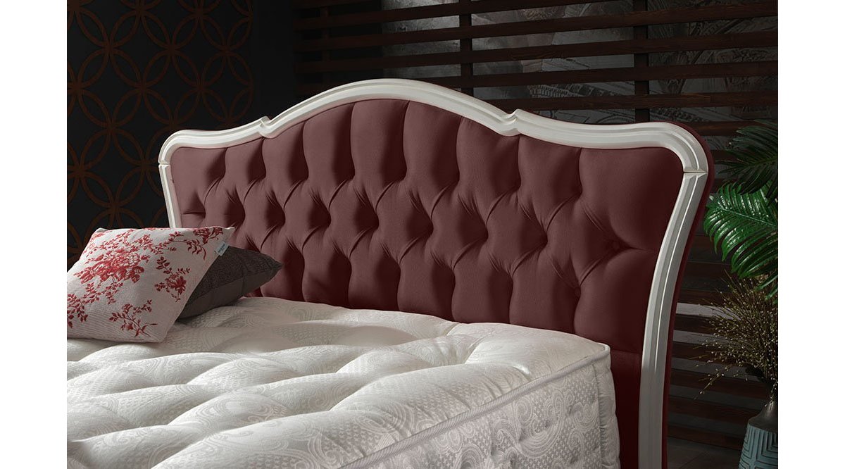 REİNA BORDO VALS BAZA BAŞLIK YATAK SET 180X200 FİYATI