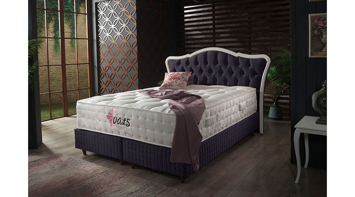 REİNA FÜME VALS BAZA BAŞLIK YATAK SET 180X200 FİYATI Vivense