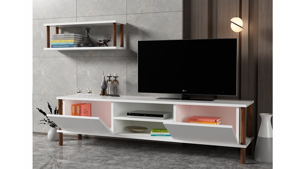MONO TV ÜNİTESİ BEYAZ FİYATI Vivense