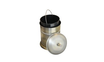 BAUBOSS RUSTİK TAŞLI ÇÖP KOVASI