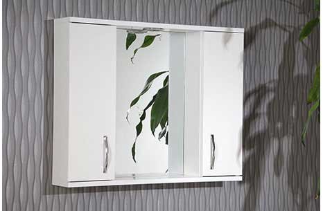 LAVABO ÜSTÜ AYNALI BANYO DOLABI 80 CM