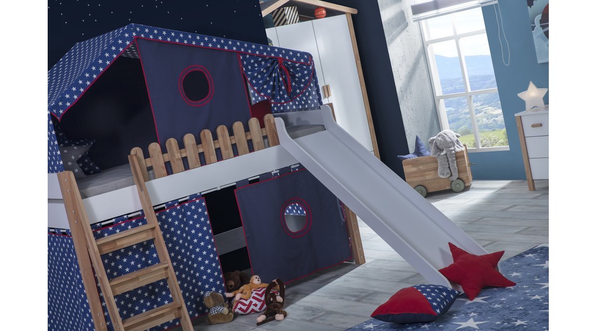 MY HOUSE MONTESSORİ YILDIZ KUMAŞLI EV ÇATILI OYUN EVİ FİYATI Vivense