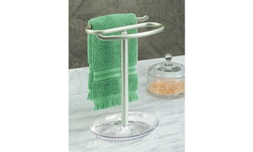 İKİLİ HAVLU ASMA STANDI AKSESUAR HAZNELİ