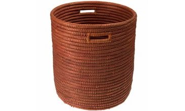 HASIR KİRLİ ÇAMAŞIR SEPETİ KAHVERENGİ 36 CM