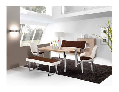 DEFNE MUTFAK MASA SETİ KAHVE