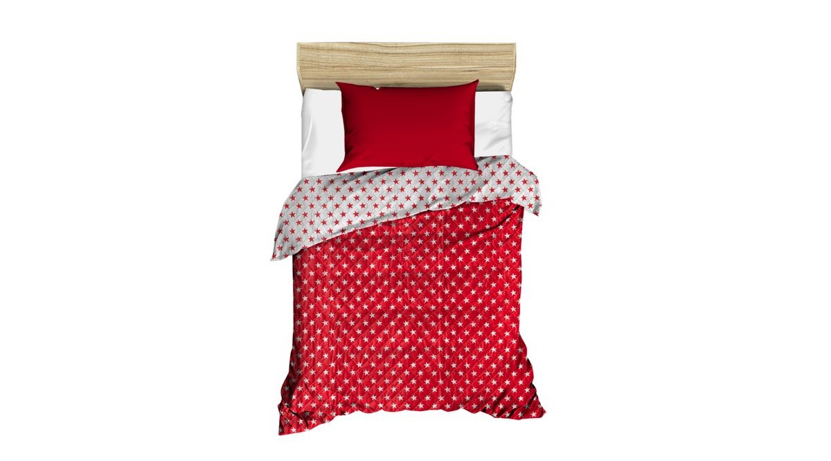 STAR RED TEK KİŞİLİK KAPİTONE YATAK ÖRTÜSÜ FİYATI Vivense