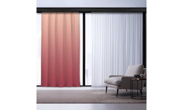 PUDRA GÜL KURUSU DEGRADE FON PERDE 140X240CM