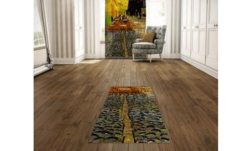 VİNCENT VAN GOGH CAFE TERRACE BASKILI HALI 120X170