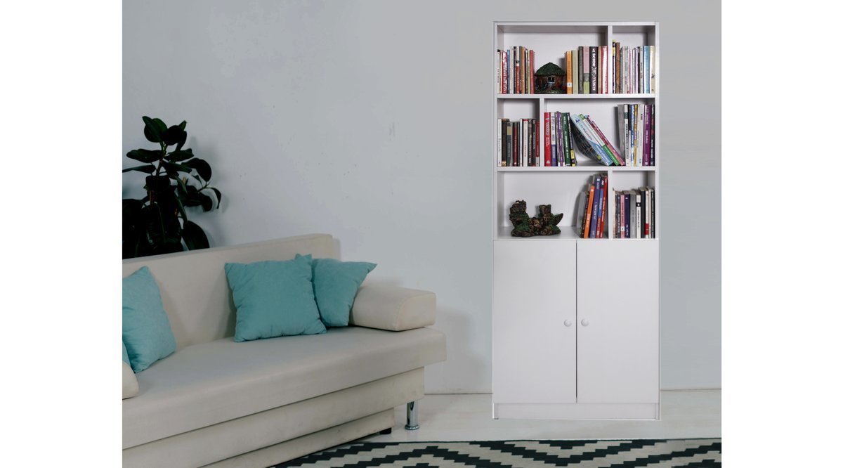 CHİC LİFE MARFİK 2 KAPAKLI KİTAPLIK BEYAZ FİYATI Vivense