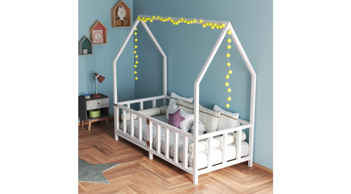 CEAME MOBİLYA TASARIM DEREN BEYAZ MONTESSORİ KARYOLA BEYAZ