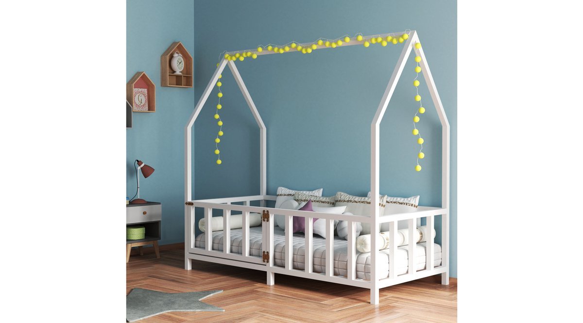 CEAME MOBİLYA TASARIM DEREN BEYAZ MONTESSORİ KARYOLA BEYAZ