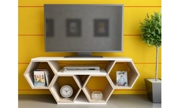 BAL TV ÜNİTESİ BEYAZ SONOMO