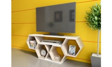 BAL TV ÜNİTESİ BEYAZ SONOMO
