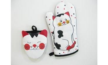 ERKEK DİŞİ KEDİ ELDİVEN TUTACAK SET