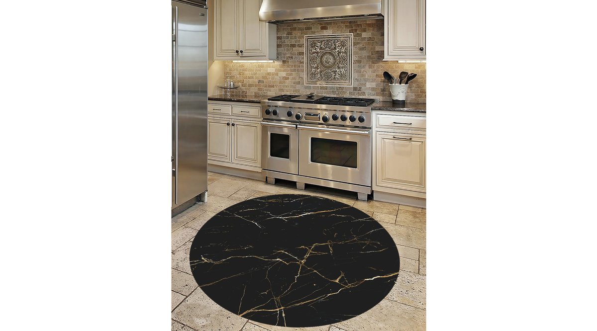 DEVİA HOMES DAİRE TASARIMLI GOLD MERMER DESENLİ HALI FİYATI Vivense