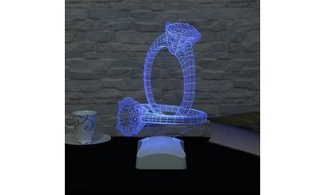 ÜÇ BOYUTLU YÜZÜK LAMBA V23D210