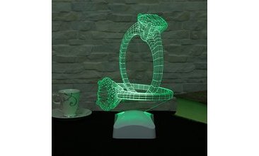 ÜÇ BOYUTLU YÜZÜK LAMBA V23D210