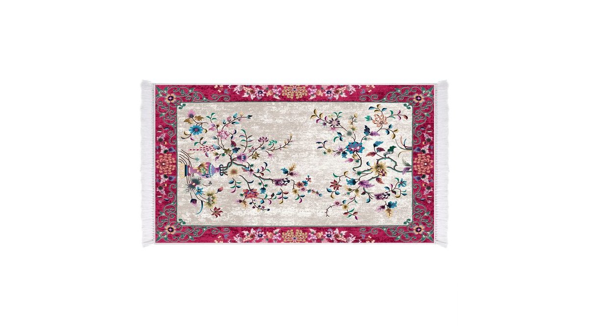 DEKOREKO İNCİ HALI DİJİTAL SAÇAKLI 2021 (80X200 CM) FİYATI Vivense