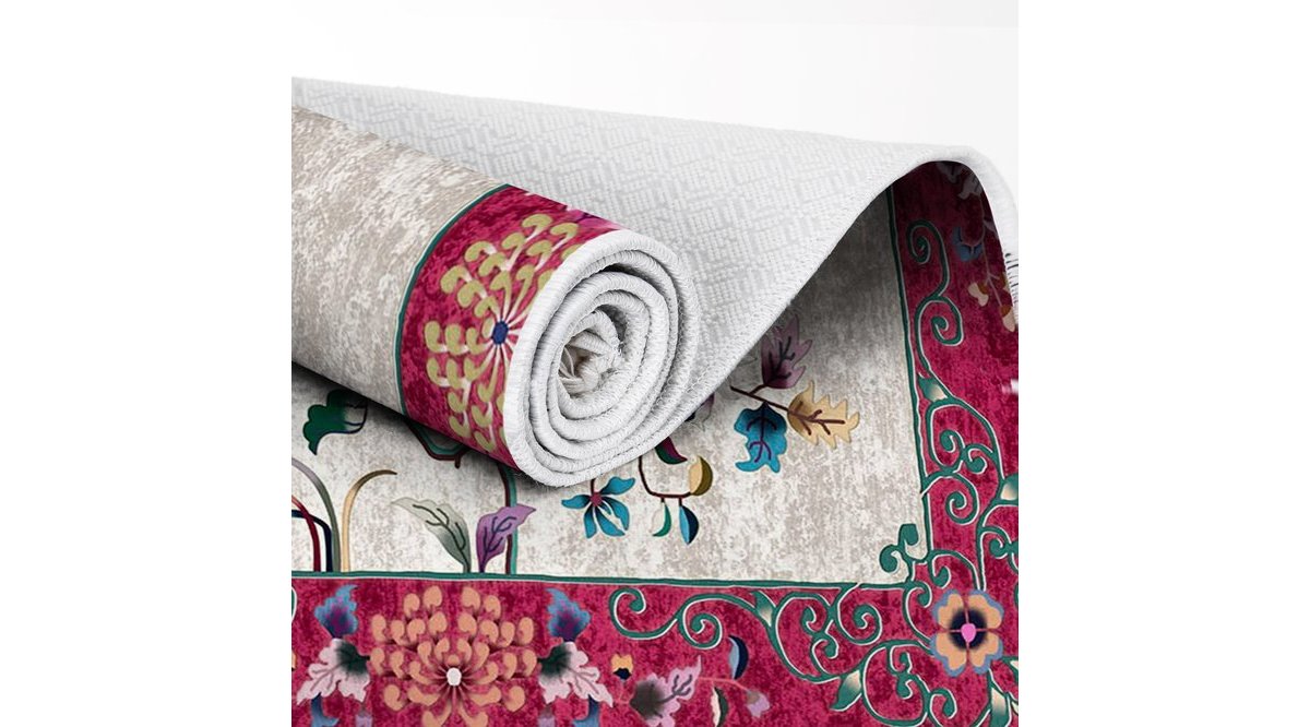DEKOREKO İNCİ HALI DİJİTAL SAÇAKLI 2021 (160X230 CM) FİYATI Vivense