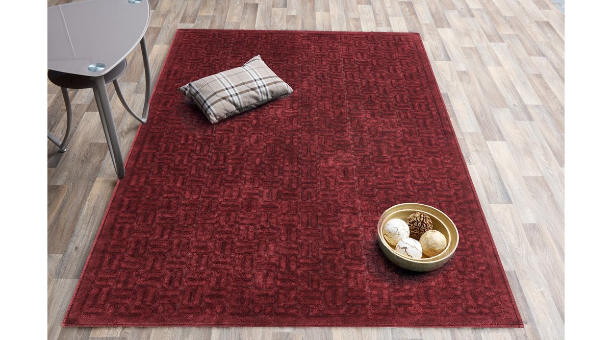 ALANUR DOMİNO ESKİTME BORDO COTTON HALI FİYATI Vivense