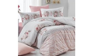 BRİLLANT % 100 PAMUK NEVRESİM TAKIMI ÇİFT KİŞİLİK BELLA PUDRA