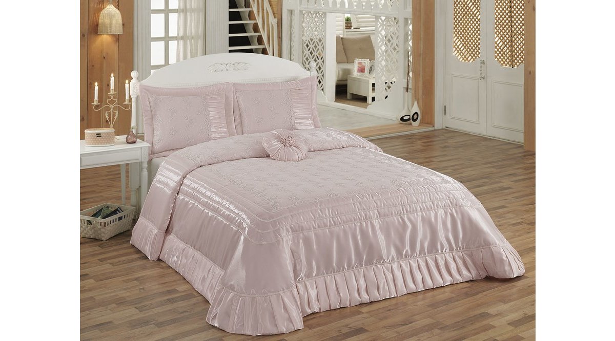 ECRİN YATAK ÖRTÜSÜ PUDRA FİYATI Vivense ECRİN YATAK ÖRTÜSÜ PUDRA FİYATI Vivense