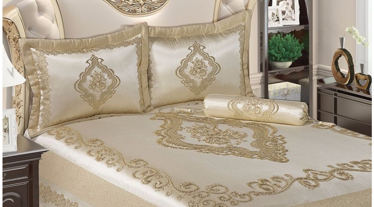 NEŞE PANO YATAK ÖRTÜSÜ KREM FİYATI Vivense