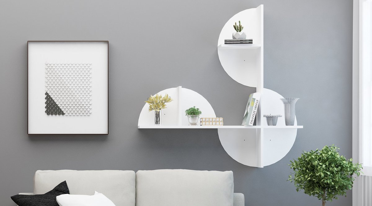 REYHAN 3 DUVAR RAFI BEYAZ FİYATI Vivense REYHAN 3 DUVAR RAFI BEYAZ FİYATI Vivense