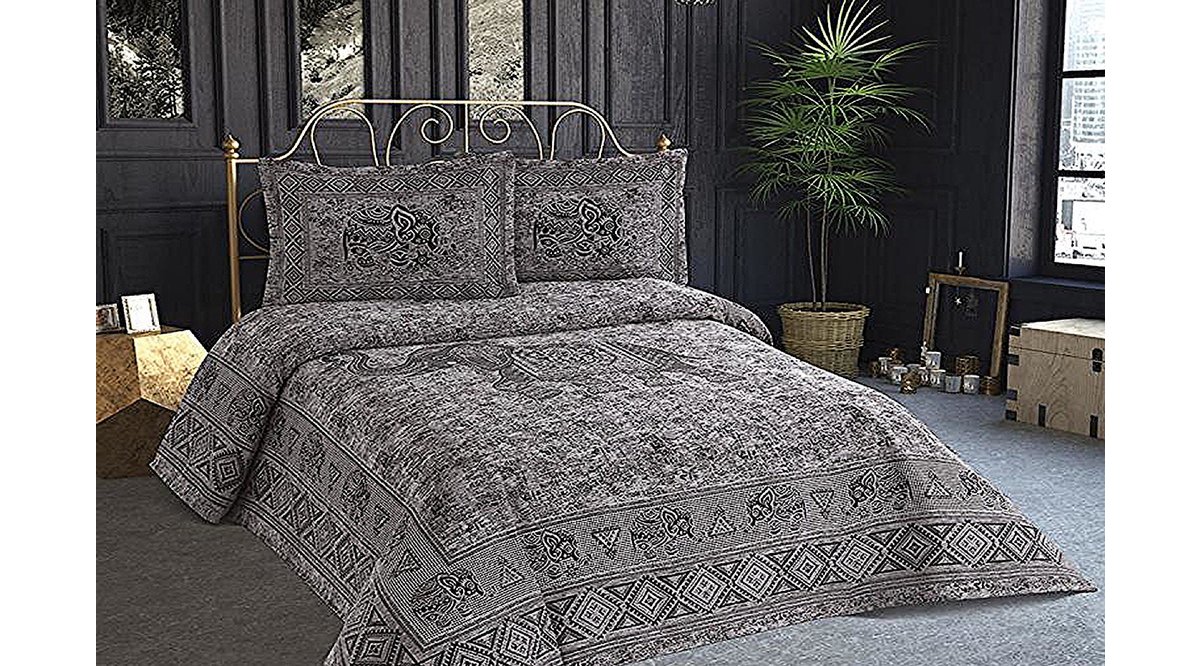 IRINA BABİL PANO DELÜX YATAK ÖRTÜSÜ FİL DESENLİ ÇİFT KİŞİLİK 6 FİYATI