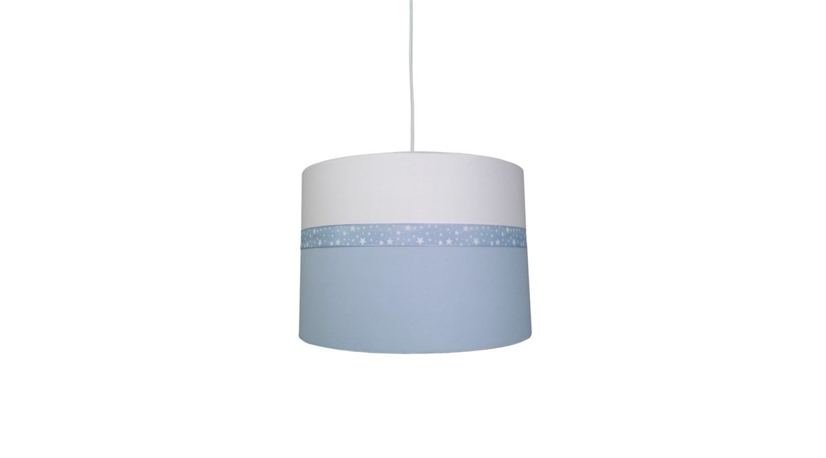 MAVİ BEYAZ YILDIZLAR ÇOCUK GENÇ BEBEK ODASI AVİZE TEKLİ SARKIT FİYATI