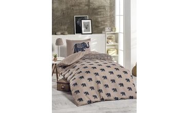 EPONJ JUNİOR NEVRESİM SETİ TEK KİŞİLİK FİL MAVİ