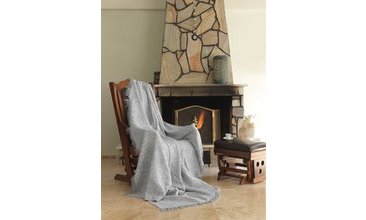 KETEN LİNEN KOLTUK ÖRTÜSÜ GRİ