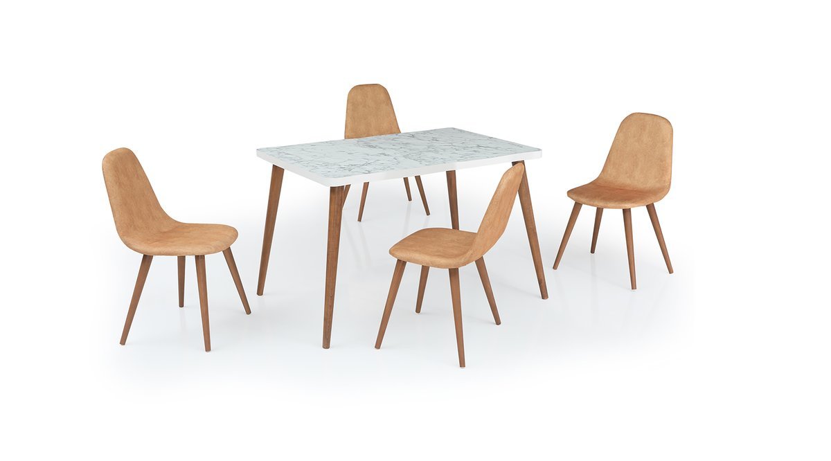 EVDEMO ELDA 4 KİŞİLİK MUTFAK MASA SANDALYE TAKIMI BEYAZ EVDEMO ELDA 4 KİŞİLİK MUTFAK MASA SANDALYE TAKIMI BEYAZ