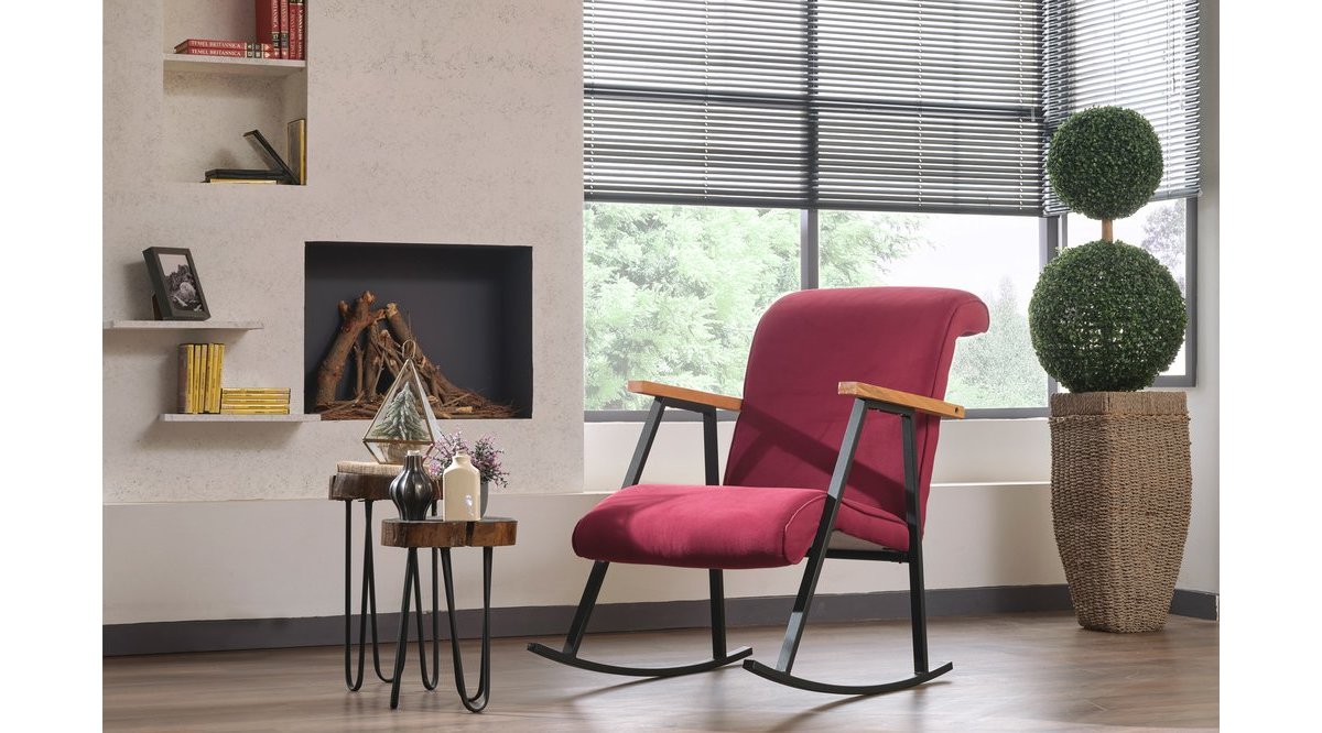 PAFU YOKA SALLANAN SANDALYE BORDO FİYATI Vivense PAFU YOKA SALLANAN SANDALYE BORDO FİYATI Vivense