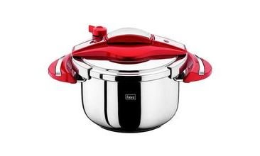 FALEZ TWİST COOK DÜDÜKLÜ TENCERE KIRMIZI 5 LT