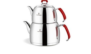 SOFRAM VENUS BUHAR KAPAKLI ÇELİK ÇAYDANLIK  KIRMIZI