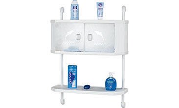 POLO DUVARA MONTE BANYO DOLAP VE RAF SİSTEMİ MAVİ