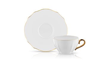 KOLEKSİYON POEM ALTILI ÇAY FİNCANI SETİ ALTIN